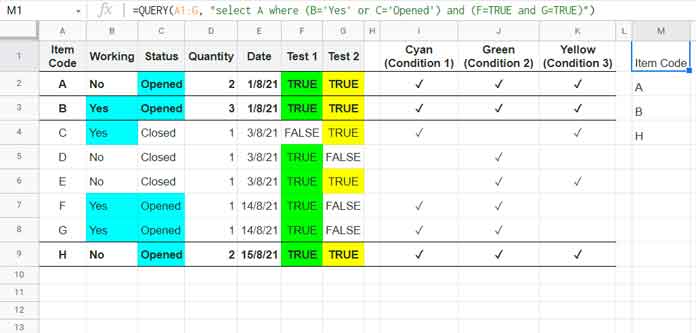 Formula Example - Defining Explicit Precedence in Query